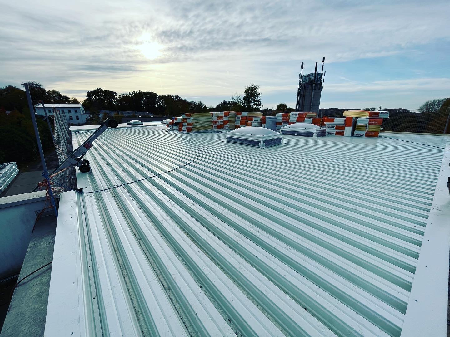 Abdichtungsanschluss an einer Attika